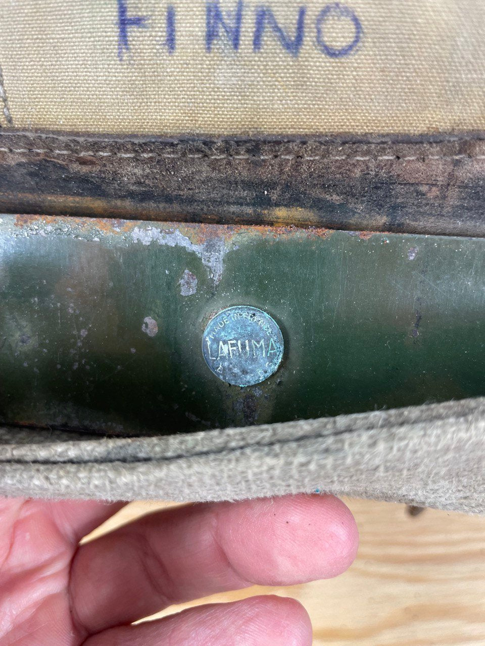 Ranskan armeijan "Lafuma"-reppu metallirangalla, ylijäämä