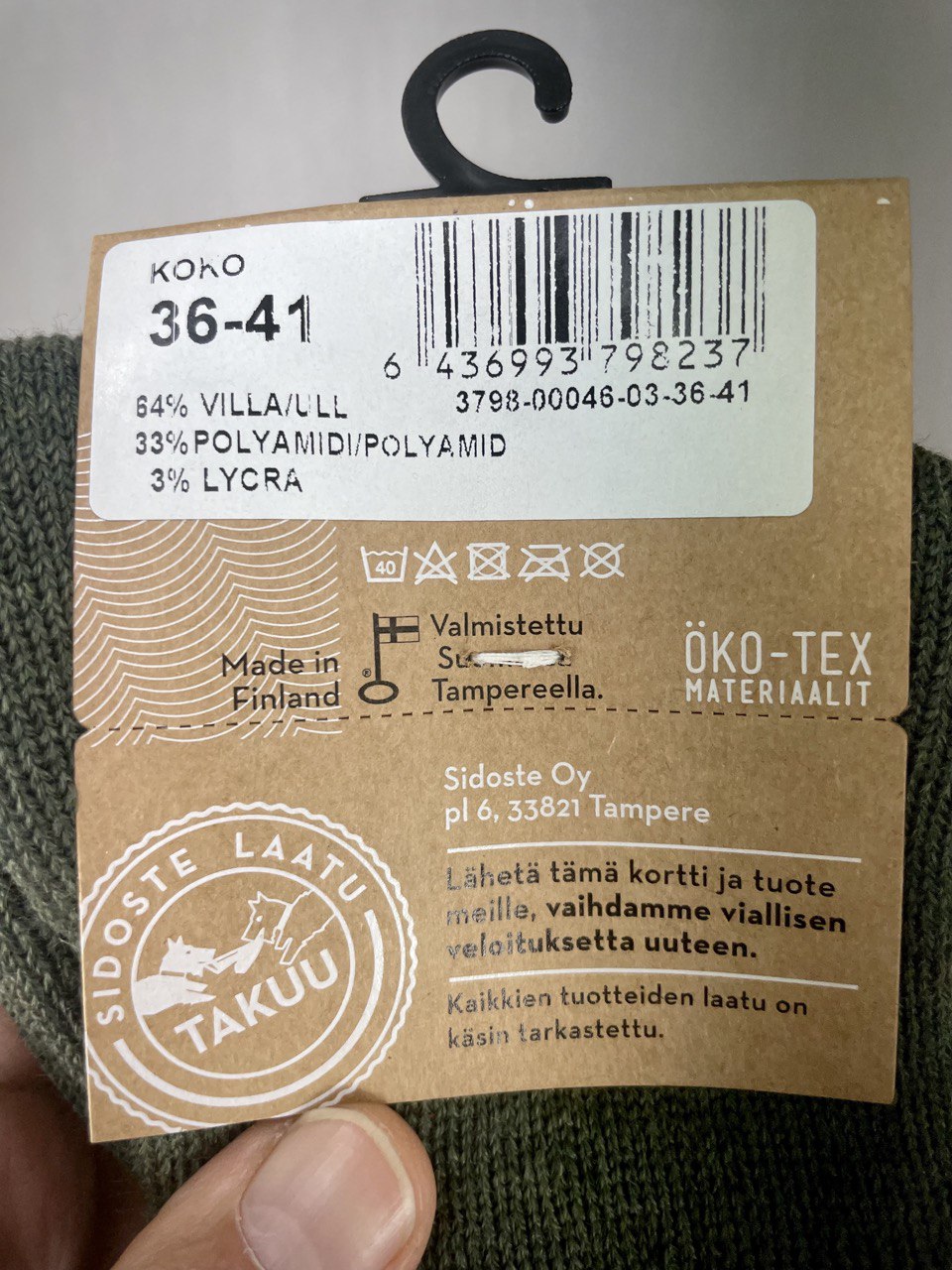Sidoste Samoaja Merinofroteesukka