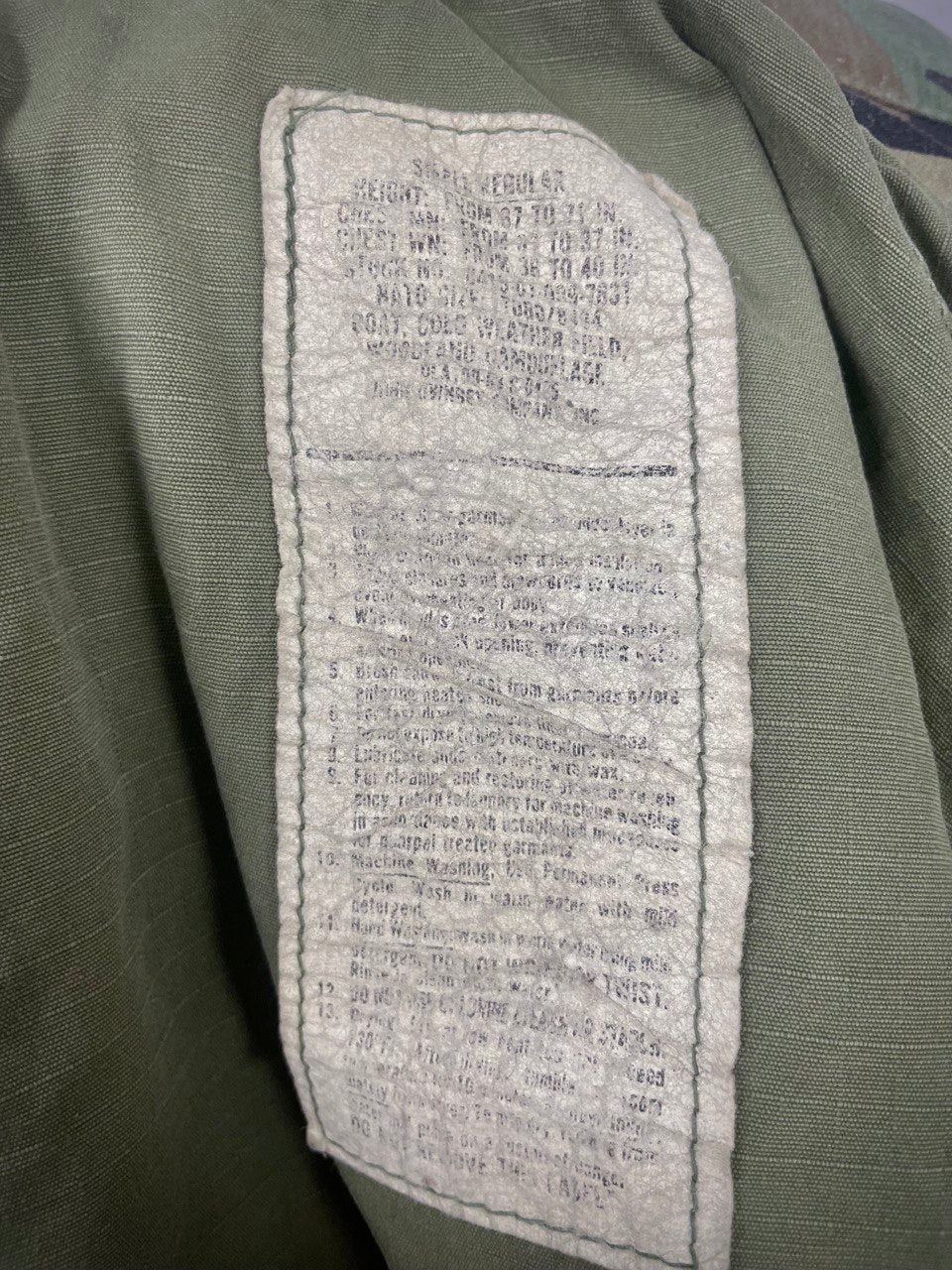 USMC M65-takki, Woodland, ylijäämä, Small Regular