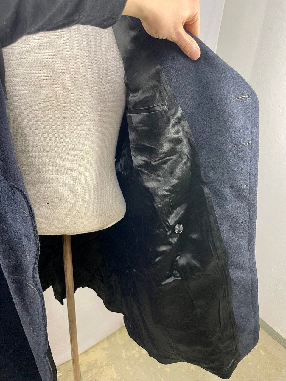 Suomalainen poliisin M58 lyhyt talvitakki, ylijäämä, koko 54B (Large)