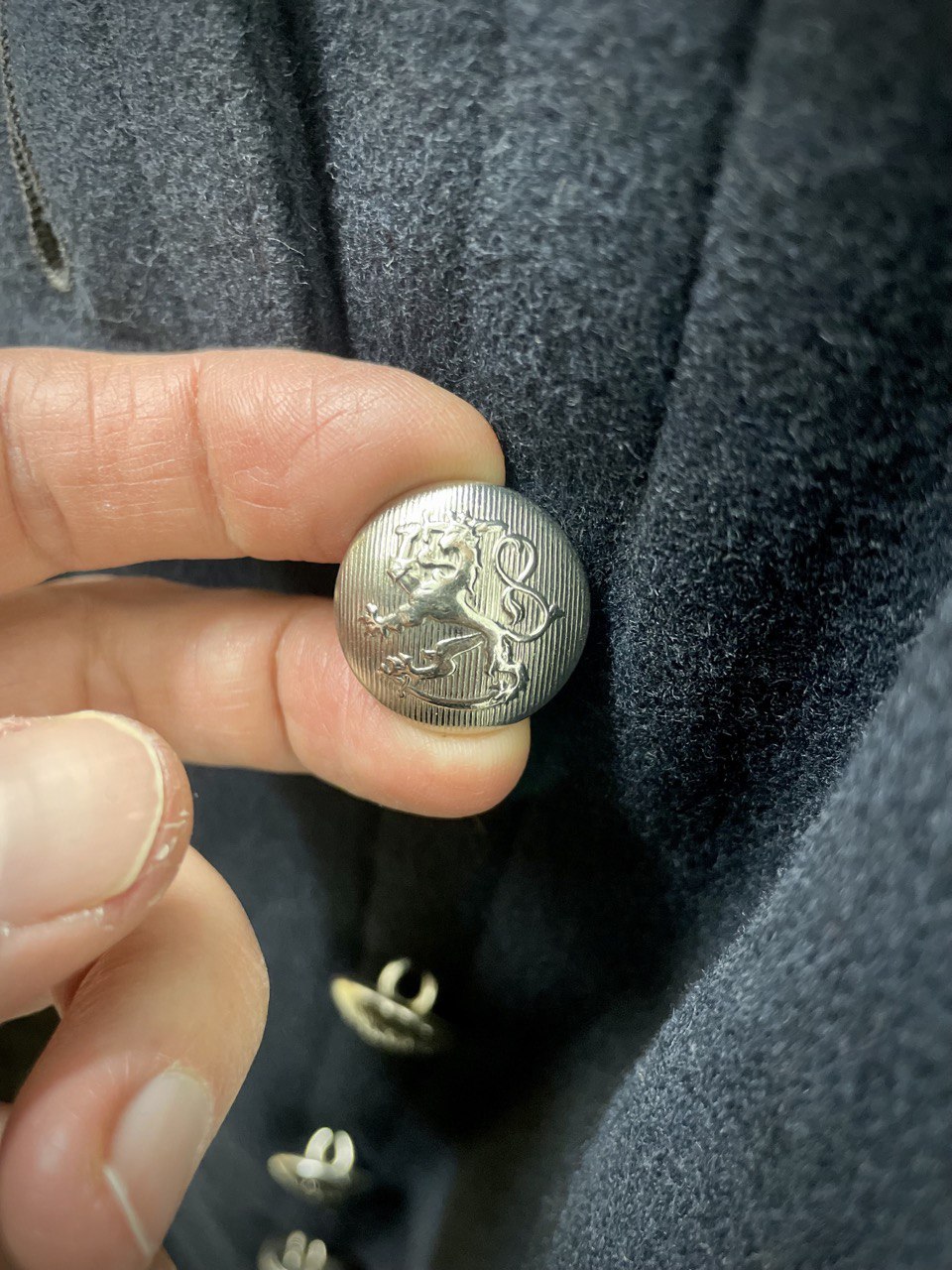 Suomalainen poliisin M58 lyhyt talvitakki, ylijäämä, koko 54B (Large)