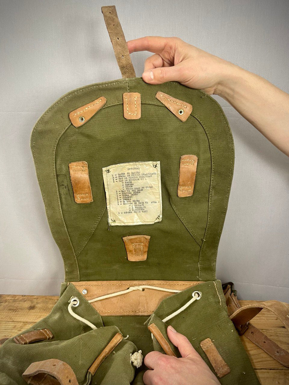 Romanian armeijan taistelijan reppu, ylijäämä