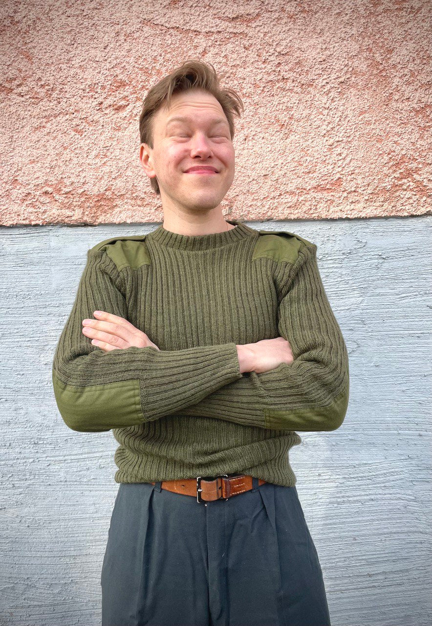Belgian armeijan kommandovillapaita, vihreä, ylijäämä