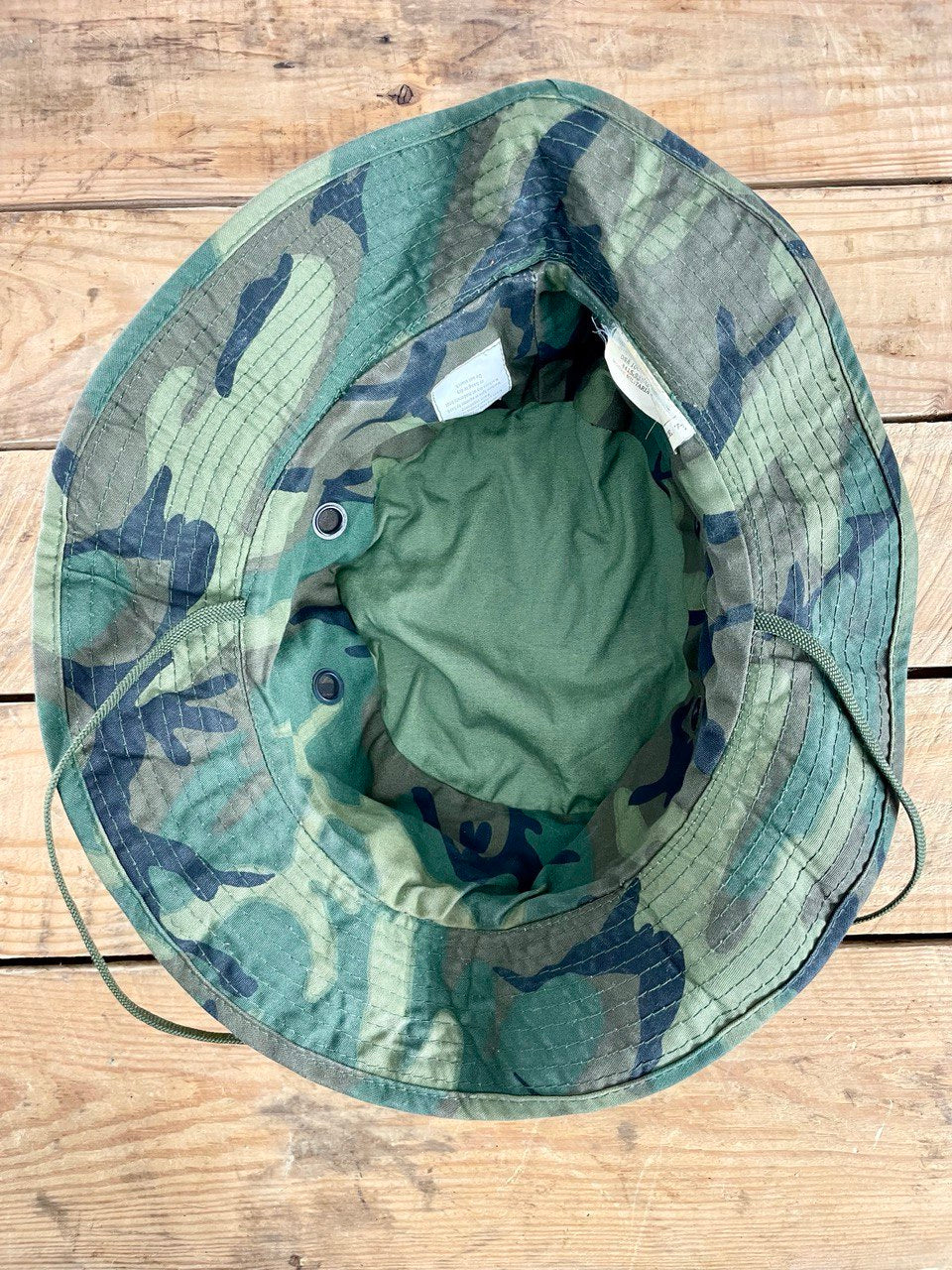 Jenkkiarmeijan ERDL Boonie-hattu, reproduktio, koko 7½, (60), käytetty