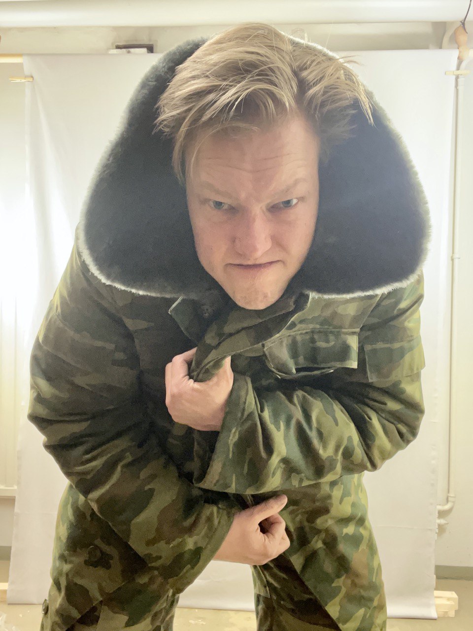 Venäjän armeijan toppa-asu, Flora-maastokuvioitu, koko 48-4, ylijäämä