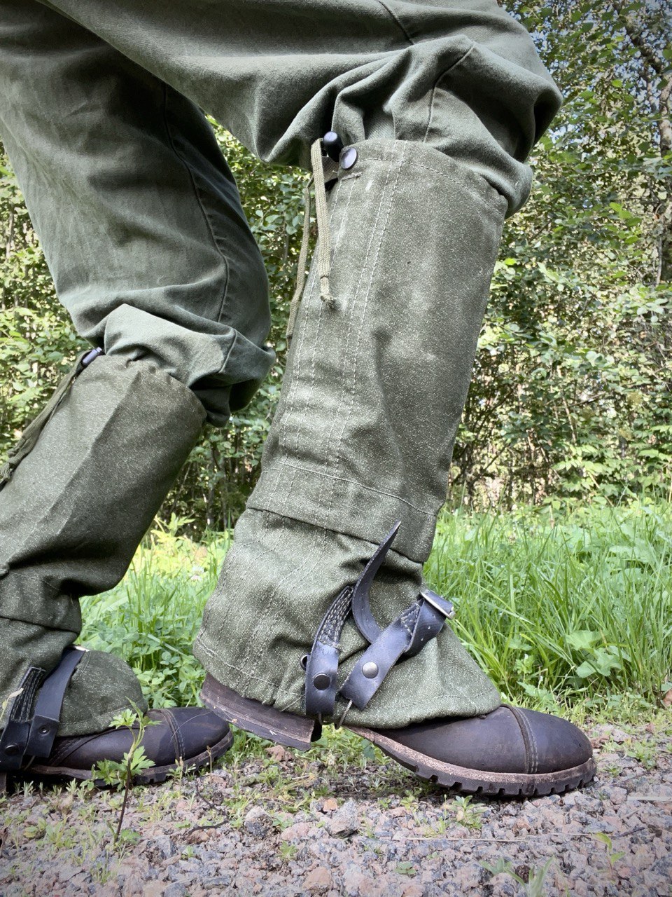 Brittiarmeijan kangassäärystimet, vihreät, ylijäämä