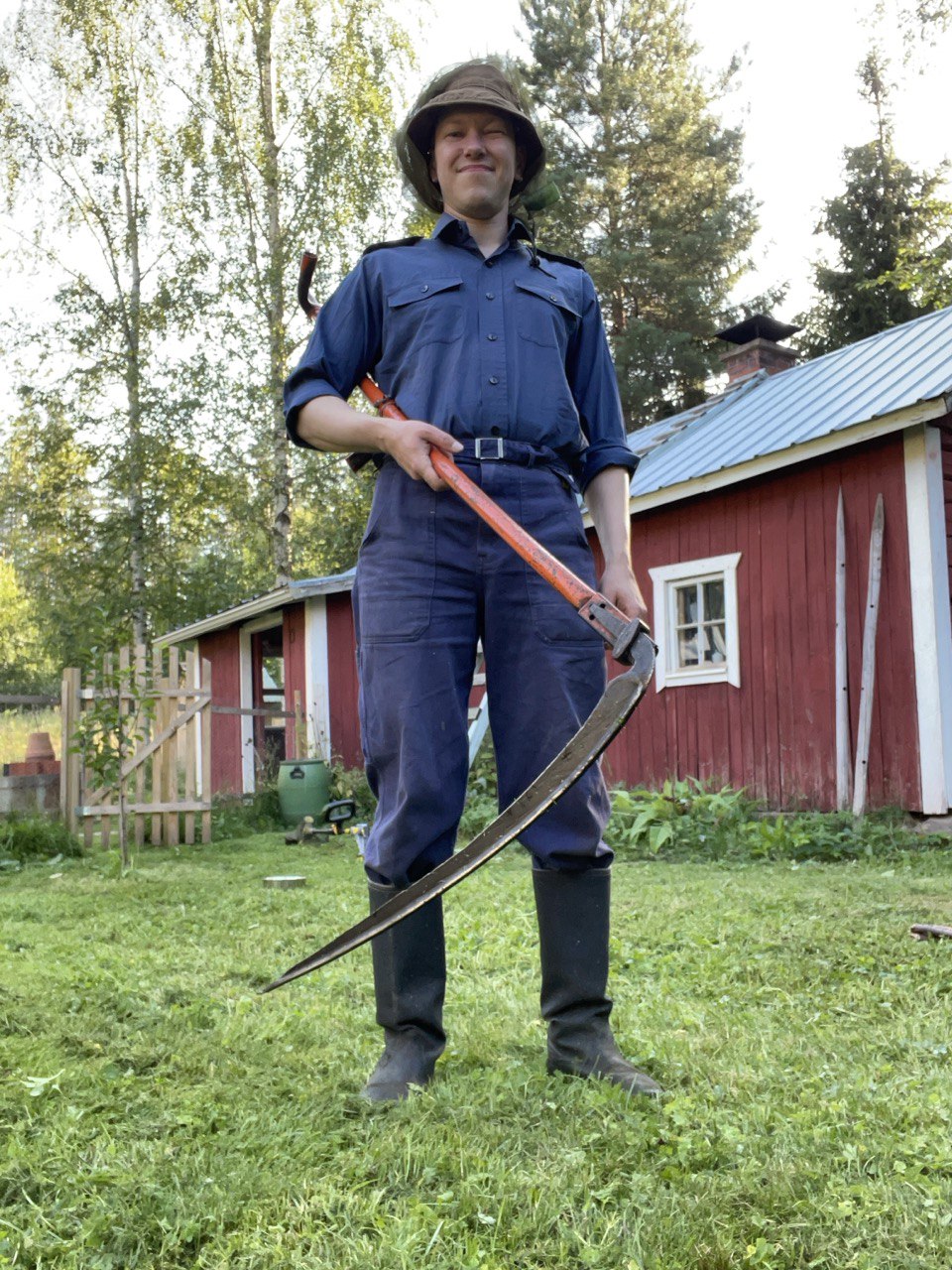 Britti-ilmavoimien työpusero, sininen, kevyt, ylijäämä