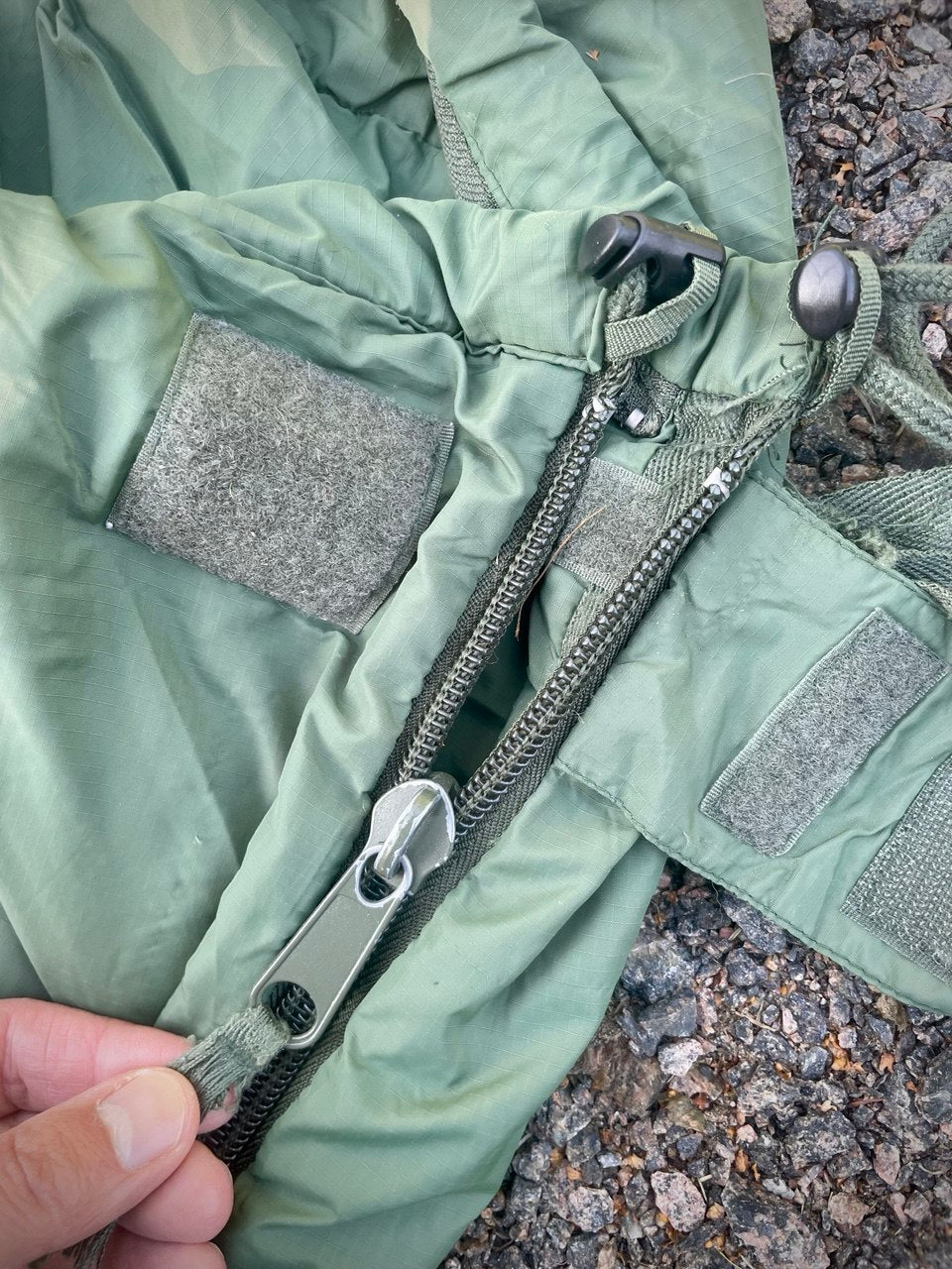 Brittiarmeijan modulaarinen kesämakuupussi, "Tropen", ylijäämä