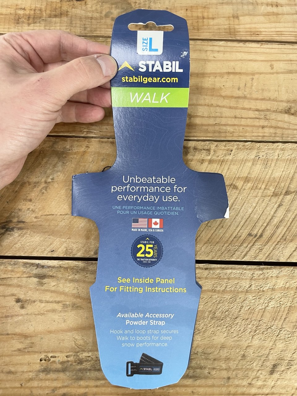 Yhdysvaltalaiset Stabil Walk -liukuesteet, käyttämättömät