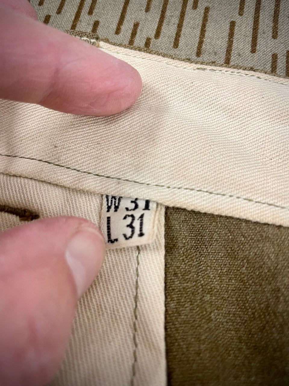 Jenkkiarmeijan M37 villakangashousut, ylijäämä