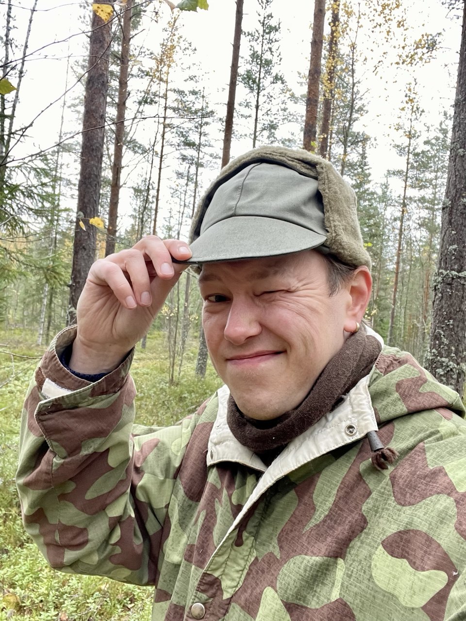 Bundeswehrin talvihattu, vihreä, ylijäämä