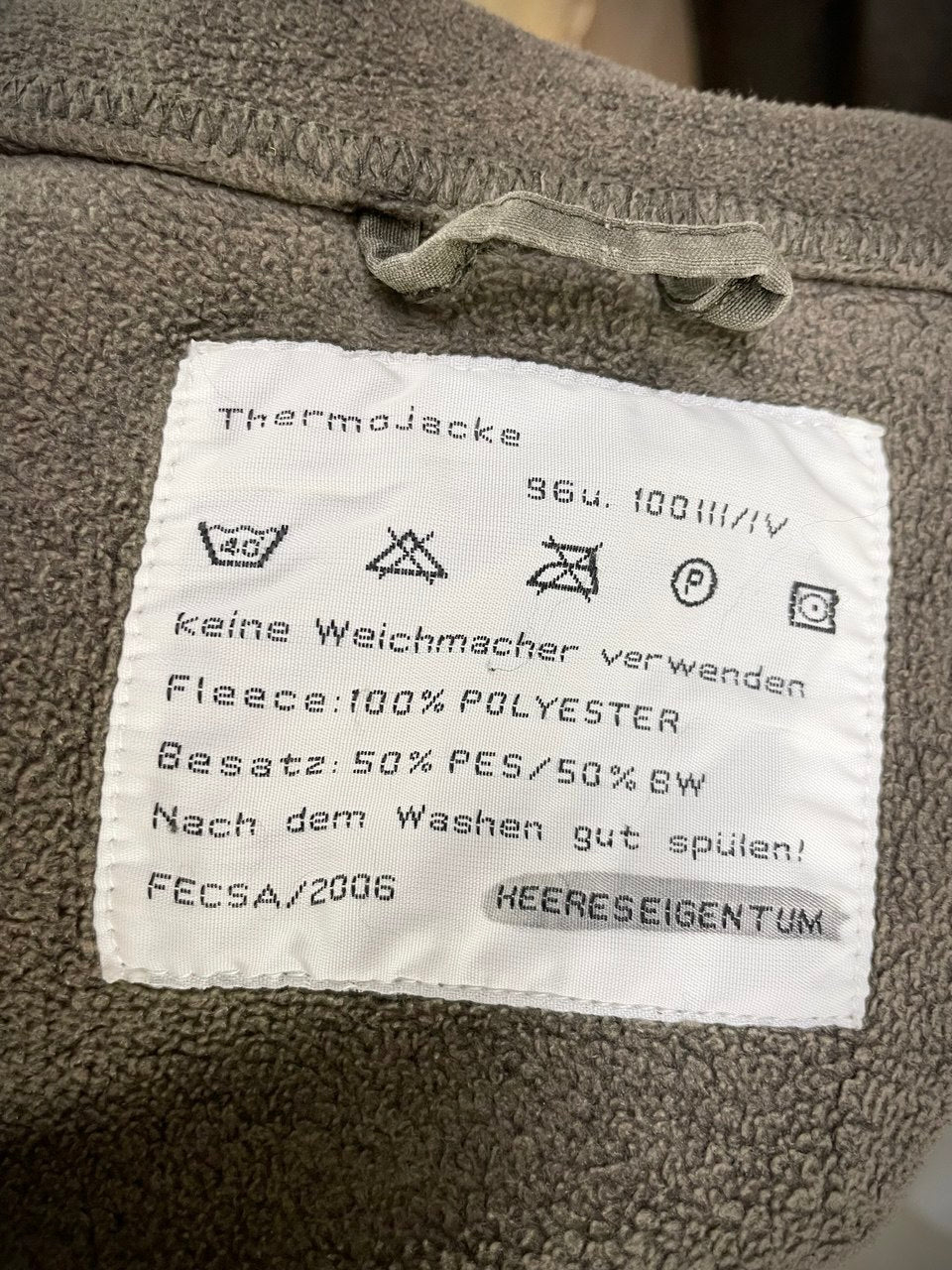 Itävallan armeijan KAZ03 fleece-takki, ylijäämä