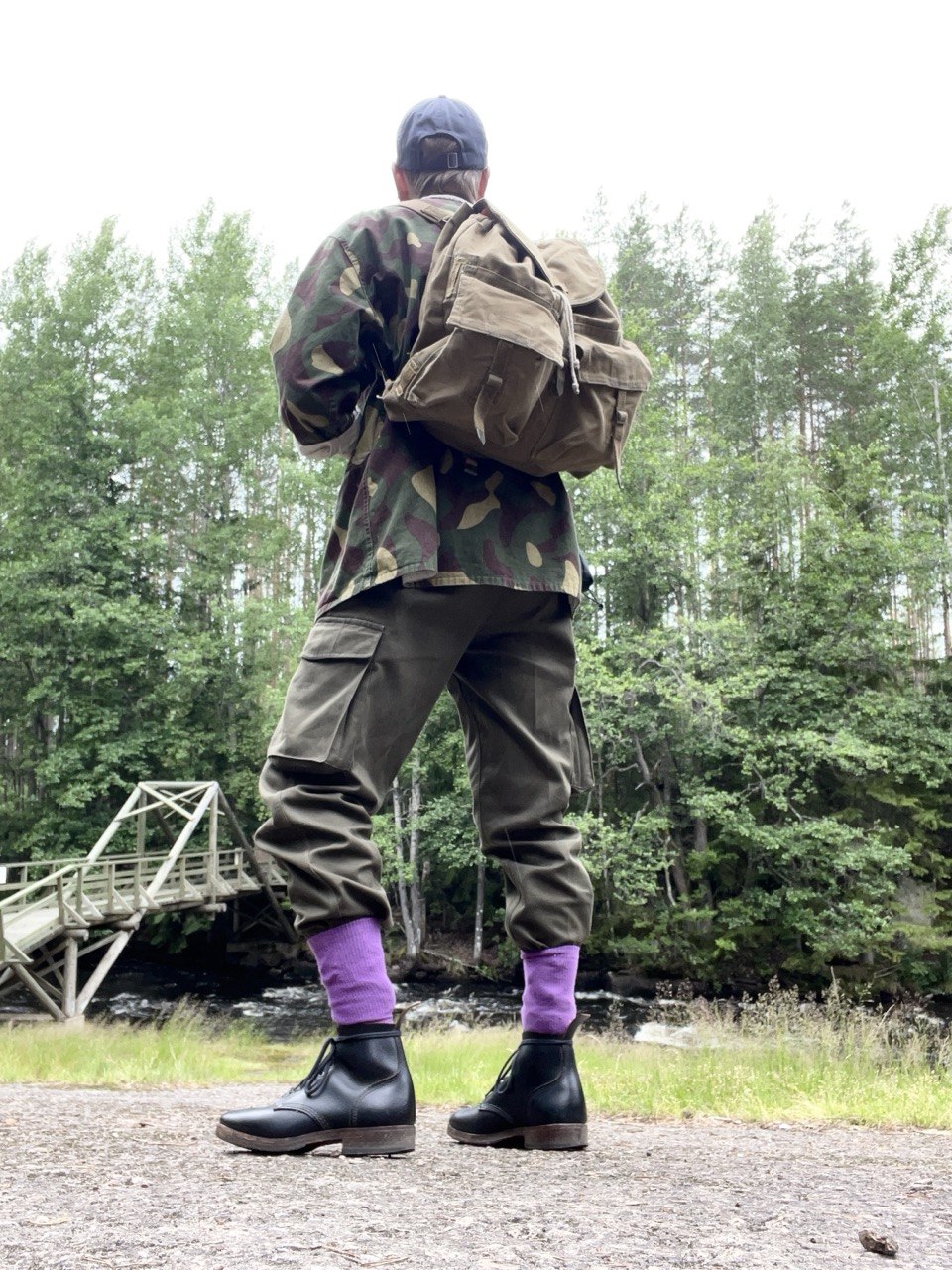 Tsekkiarmeijan M60 reppu valjailla, ylijäämä