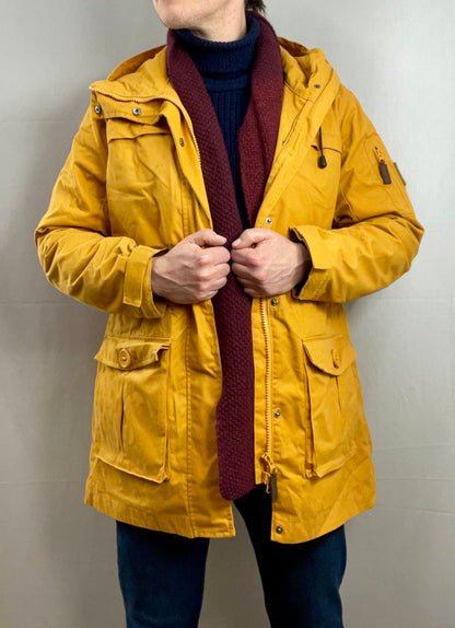 Varustelekan Särmä naisten Windproof Parka, keltainen, käytetty, koko X-Large