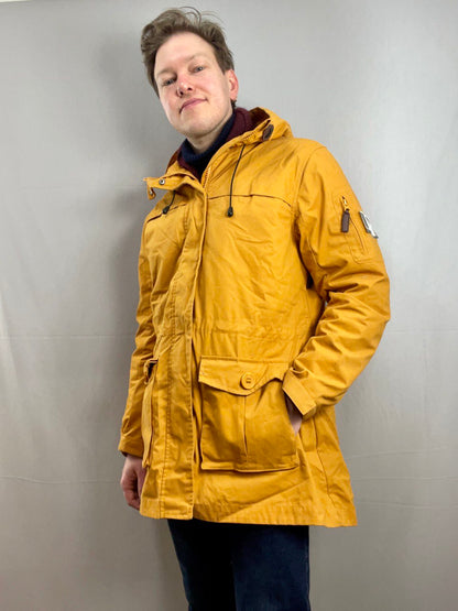 Varustelekan Särmä naisten Windproof Parka, keltainen, käytetty, koko X-Large