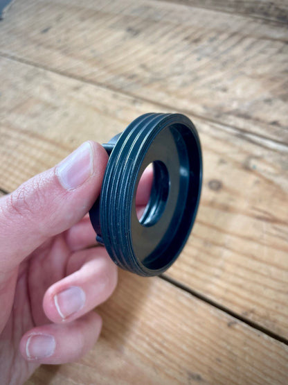 Brittiarmeijan kaasunaamarin suodatinadapteri, 40 / 60 mm, ylijäämä