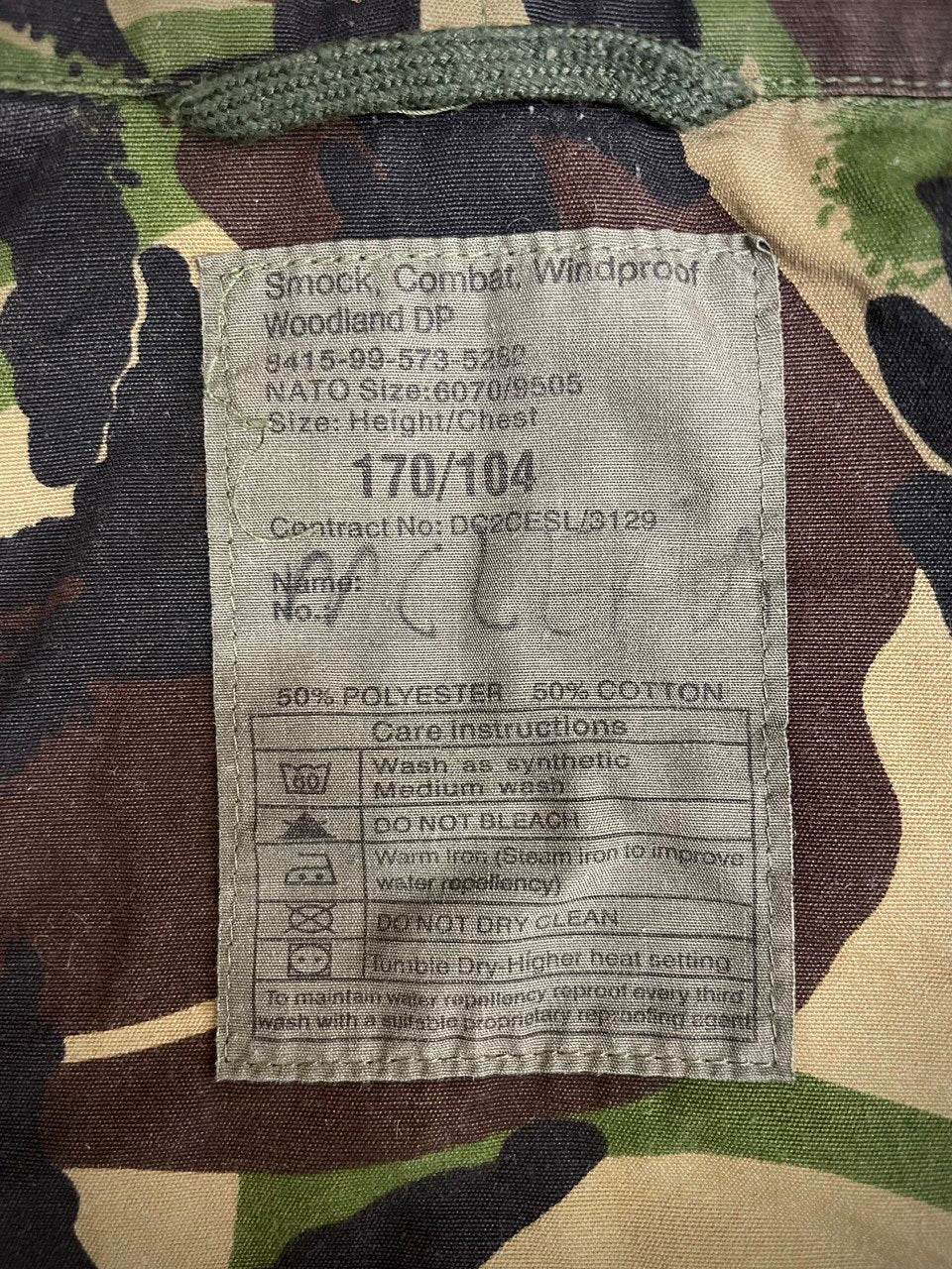 Brittiarmeijan Windproof Smock, DPM, ylijäämä