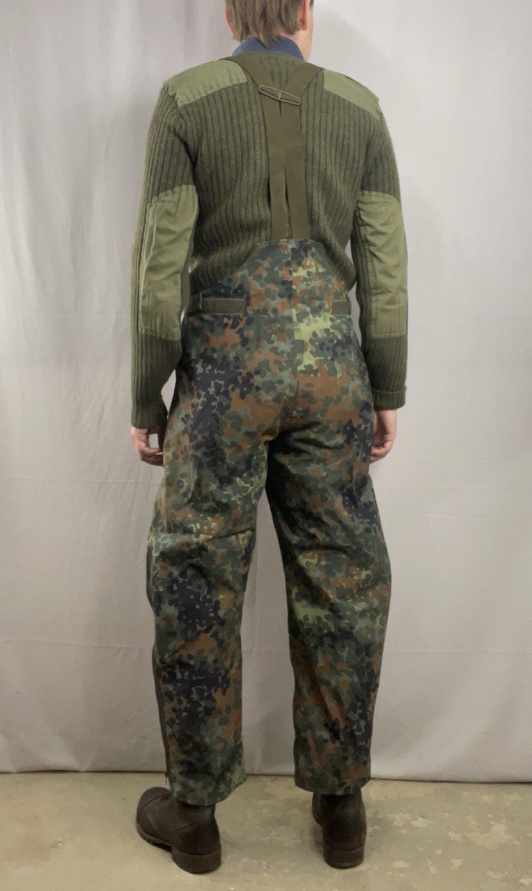 Bundeswehrin Gore-Tex kalvohousut, Flecktarn, ylijäämä