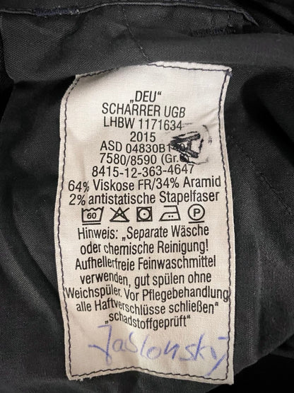 Saksan laivaston palosuojatut reisitaskuhousut, tummansiniset, ylijäämä