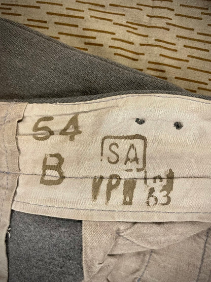 Suomen armeijan pussihousut, diagonaalivillaa, VPu 63 / 54 B, ylijäämä