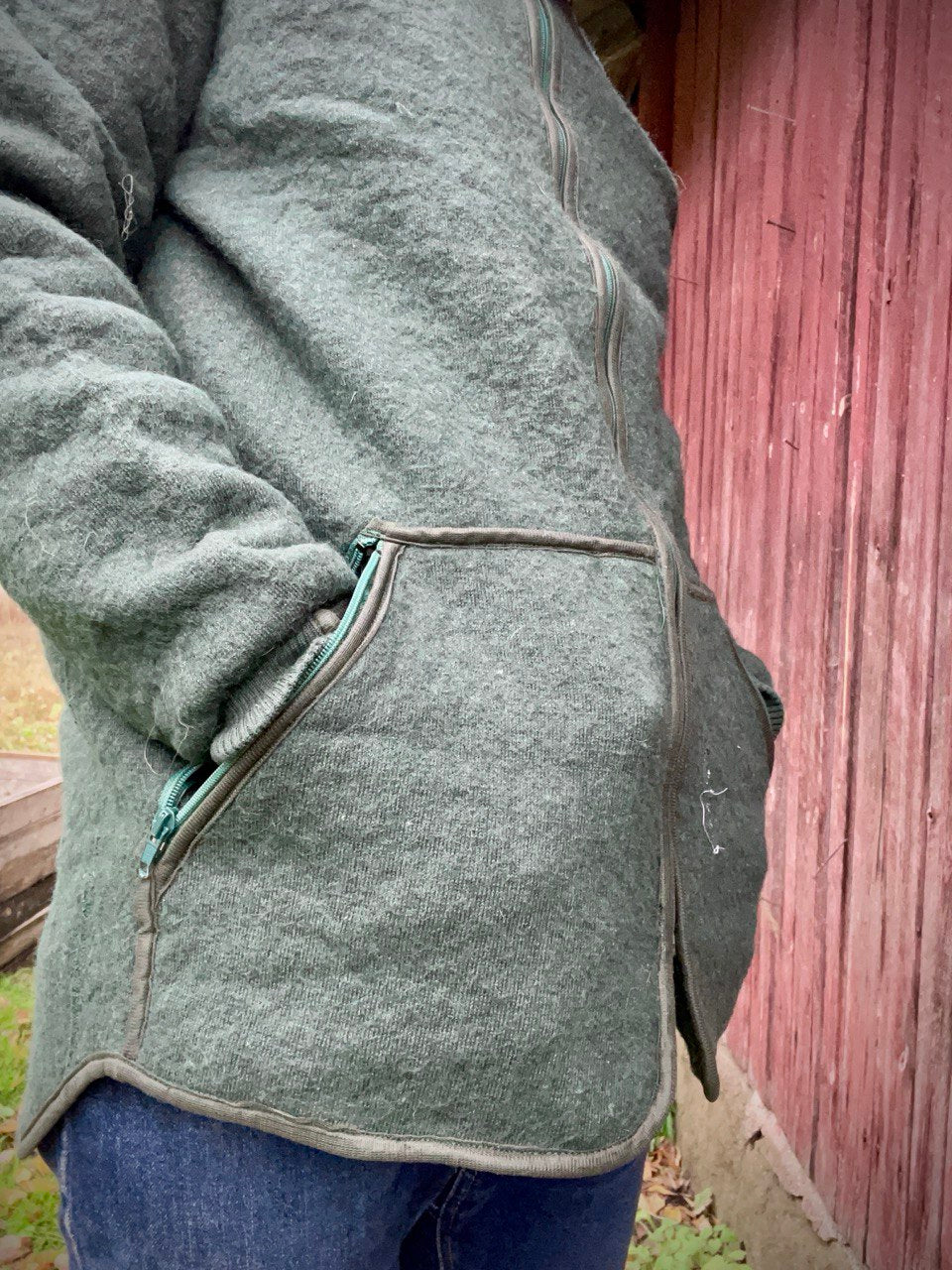 Hollannin armeijan väliasun takki, "nalletakki", villaa, ylijäämä