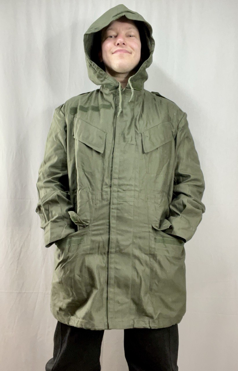 Belgian armeijan M64 hupullinen parka, ylijäämä