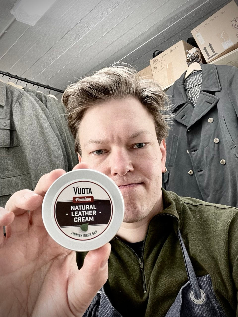 Vuota Premium Natural Leather Cream, 50 ml