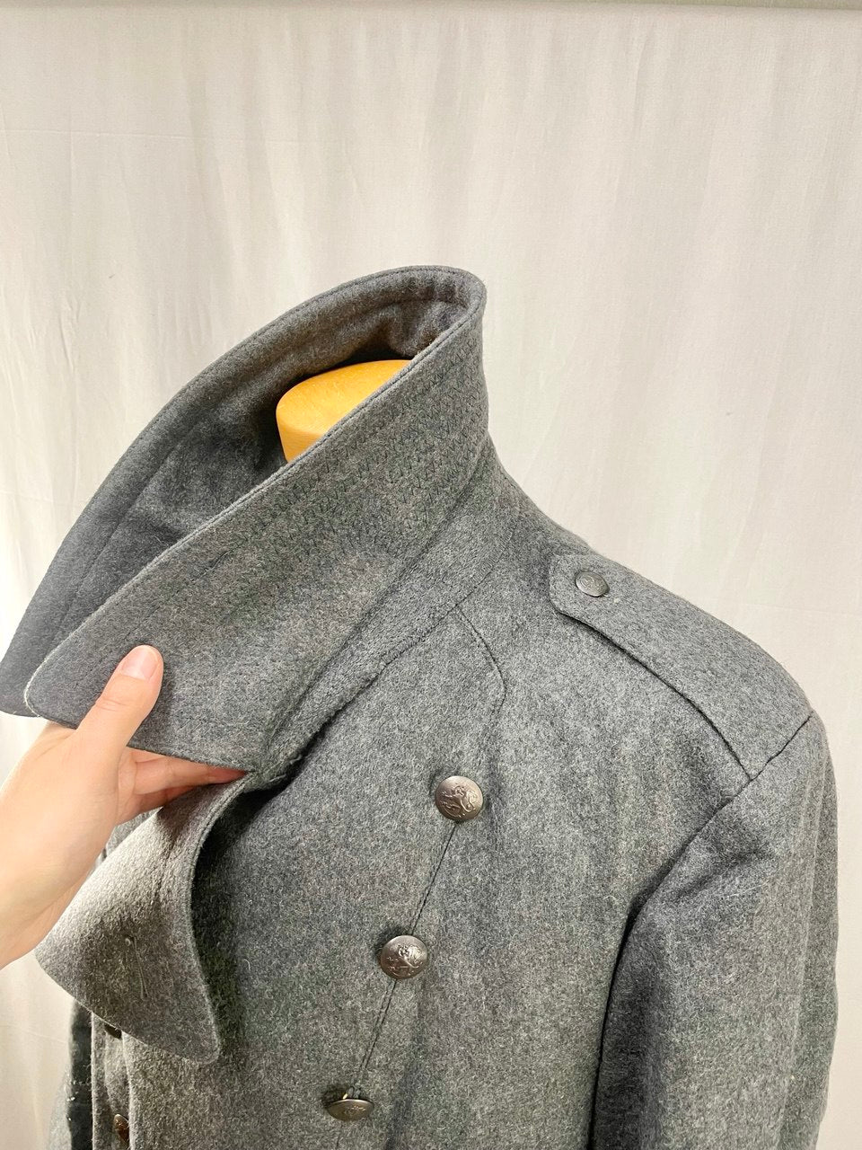 Suomen armeijan upseerin "M36" sarkamantteli, koko 50-52, ylijäämä