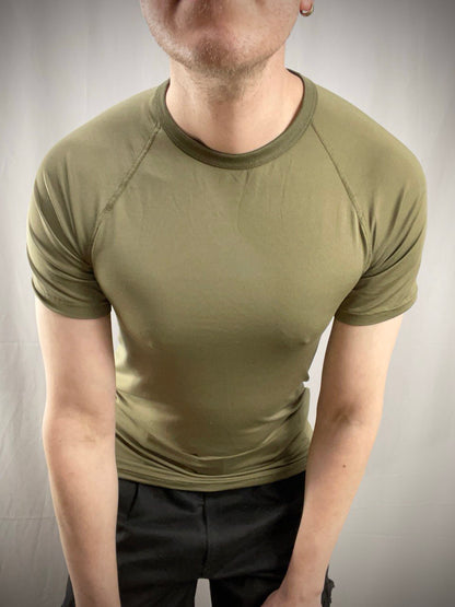 Hollannin armeijan tekninen T-paita, vihreä, ylijäämä