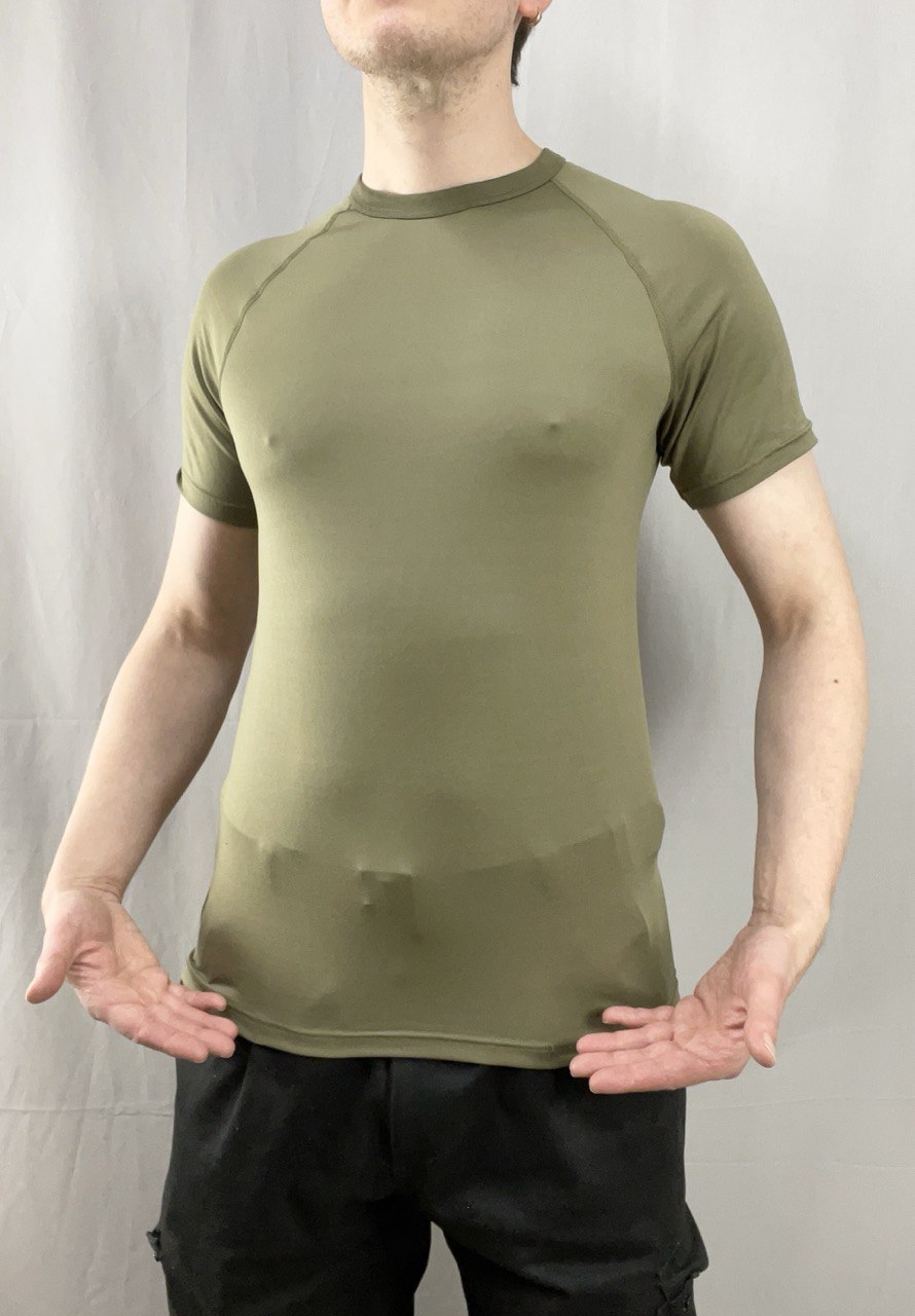 Hollannin armeijan tekninen T-paita, vihreä, ylijäämä