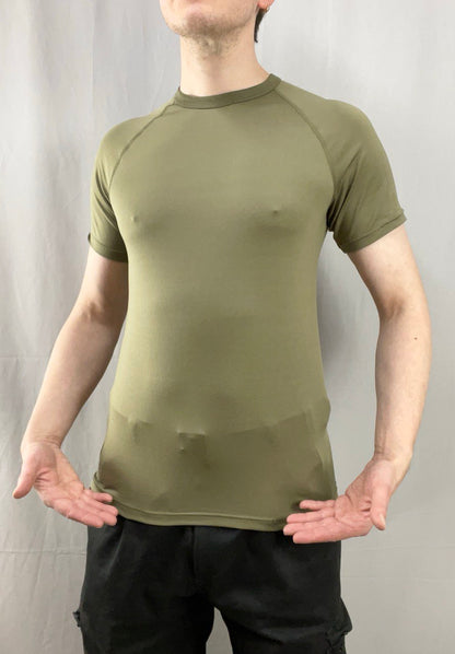 Hollannin armeijan tekninen T-paita, vihreä, ylijäämä