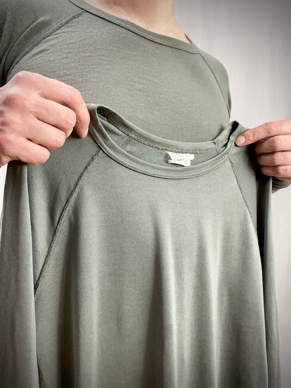 Hollannin armeijan pitkähihainen aluspaita, harmaa, ylijäämä