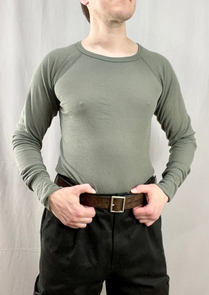 Hollannin armeijan pitkähihainen aluspaita, harmaa, ylijäämä