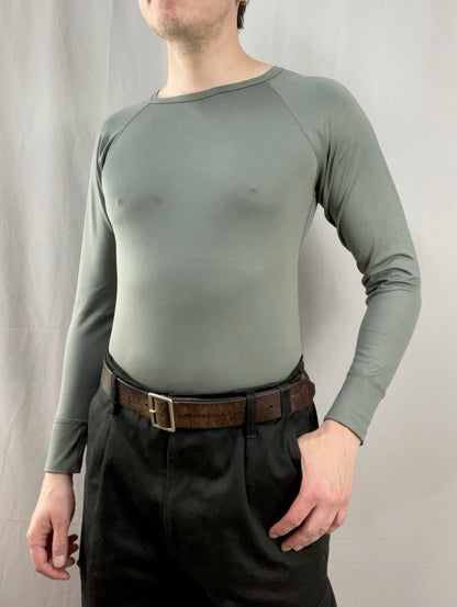 Hollannin armeijan pitkähihainen aluspaita, harmaa, ylijäämä