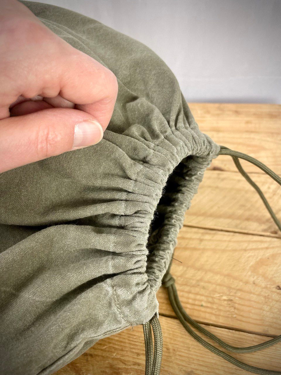 Bundeswehrin puuvillasäkki/pyykkipussi, ylijäämä