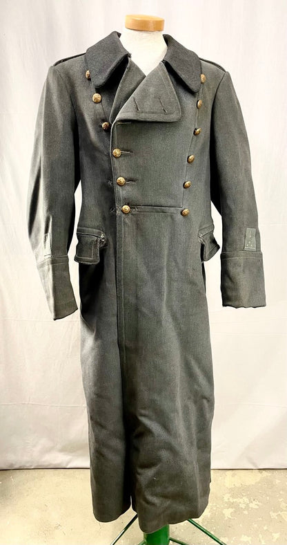 Suomen armeijan M22 ("M36") upseerin mantteli, "Asemestari Palmu" 1938, koko EU 48-50, ylijäämä (#3)