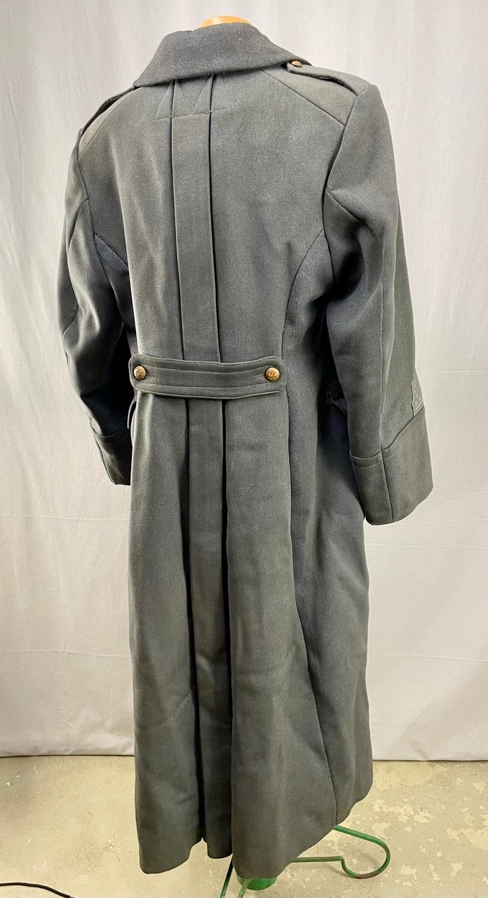 Suomen armeijan M22 ("M36") upseerin mantteli, "Asemestari Palmu" 1938, koko EU 48-50, ylijäämä (#3)