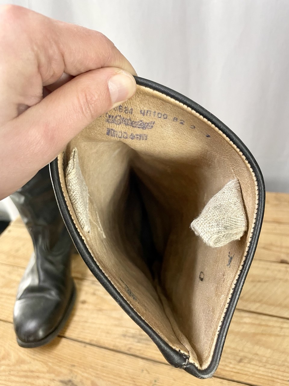 Neuvostoarmeijan paraatisaappaat, koko 38, käytetyt