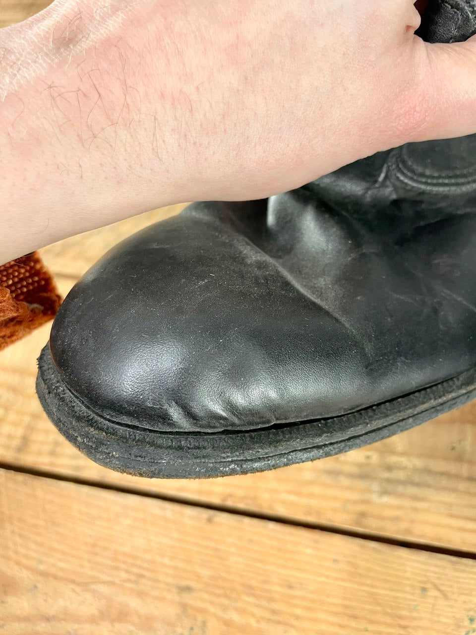 Neuvostoarmeijan paraatisaappaat, koko 38, käytetyt