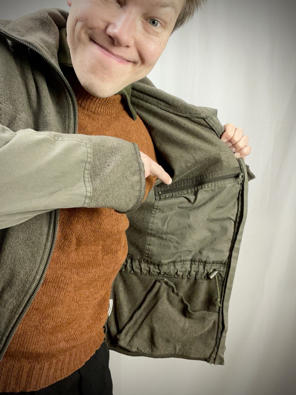 Itävallan armeijan KAZ03 fleece-takki, ylijäämä