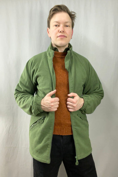 Brittiarmeijan CS95 fleece-takki, vihreä, ylijäämä