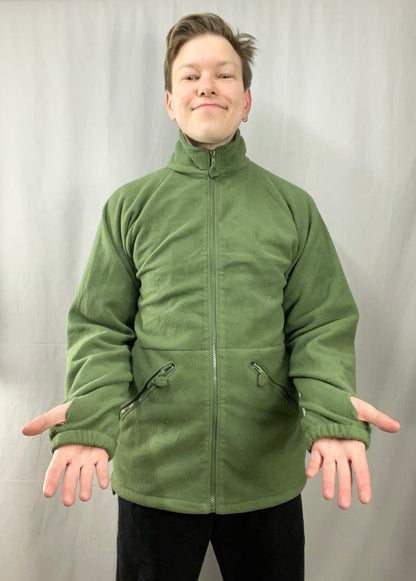 Brittiarmeijan CS95 fleece-takki, vihreä, ylijäämä