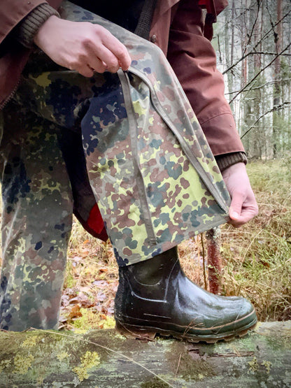Bundeswehrin Gore-Tex kalvohousut, Flecktarn, ylijäämä