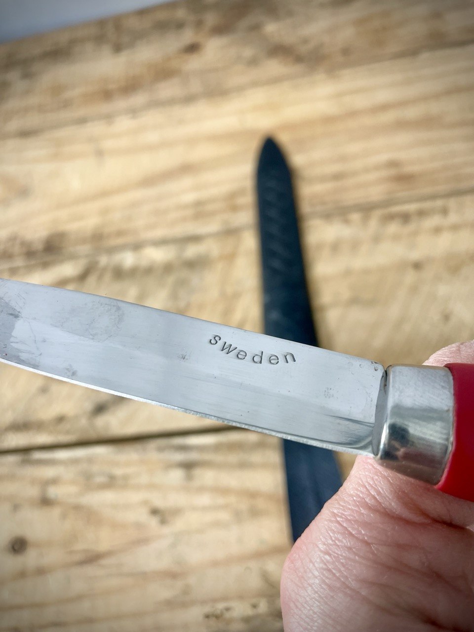 Ruotsalainen Moran kaltainen puukko, käyttämätön