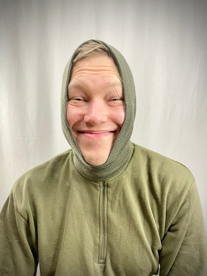 Itä-Saksan armeijan putkikauluri, harmaa, ylijäämä