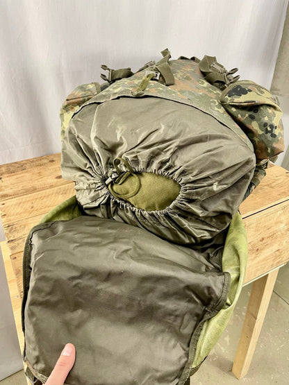 Bundeswehrin taistelijan rinkka, Flecktarn, 65-litrainen, ylijäämä