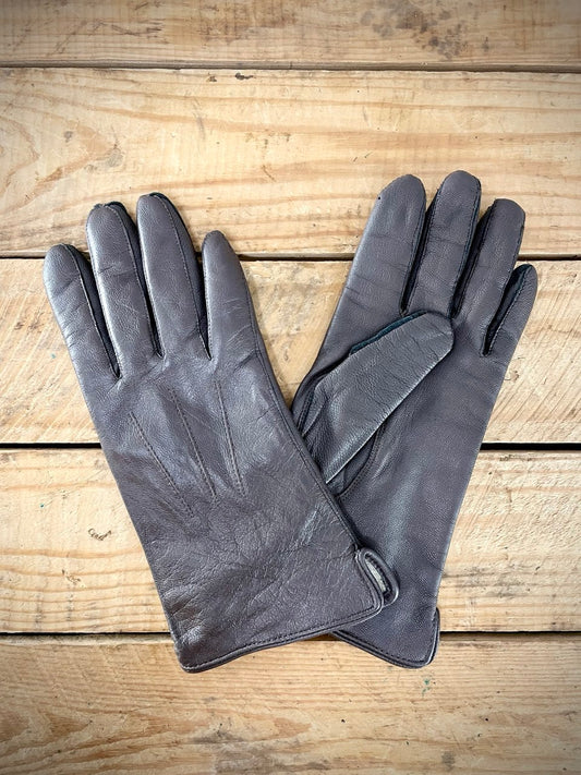 Hollannin armeijan naisten nahkahanskat, ruskeat, ylijäämä