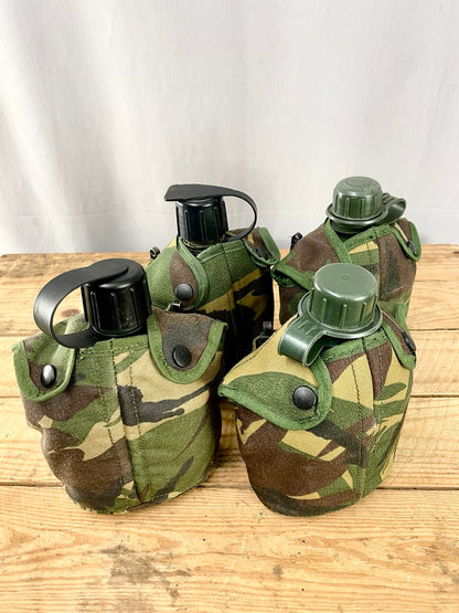 Hollannin armeijan kenttäpullo kupilla ja taskulla, ylijäämä