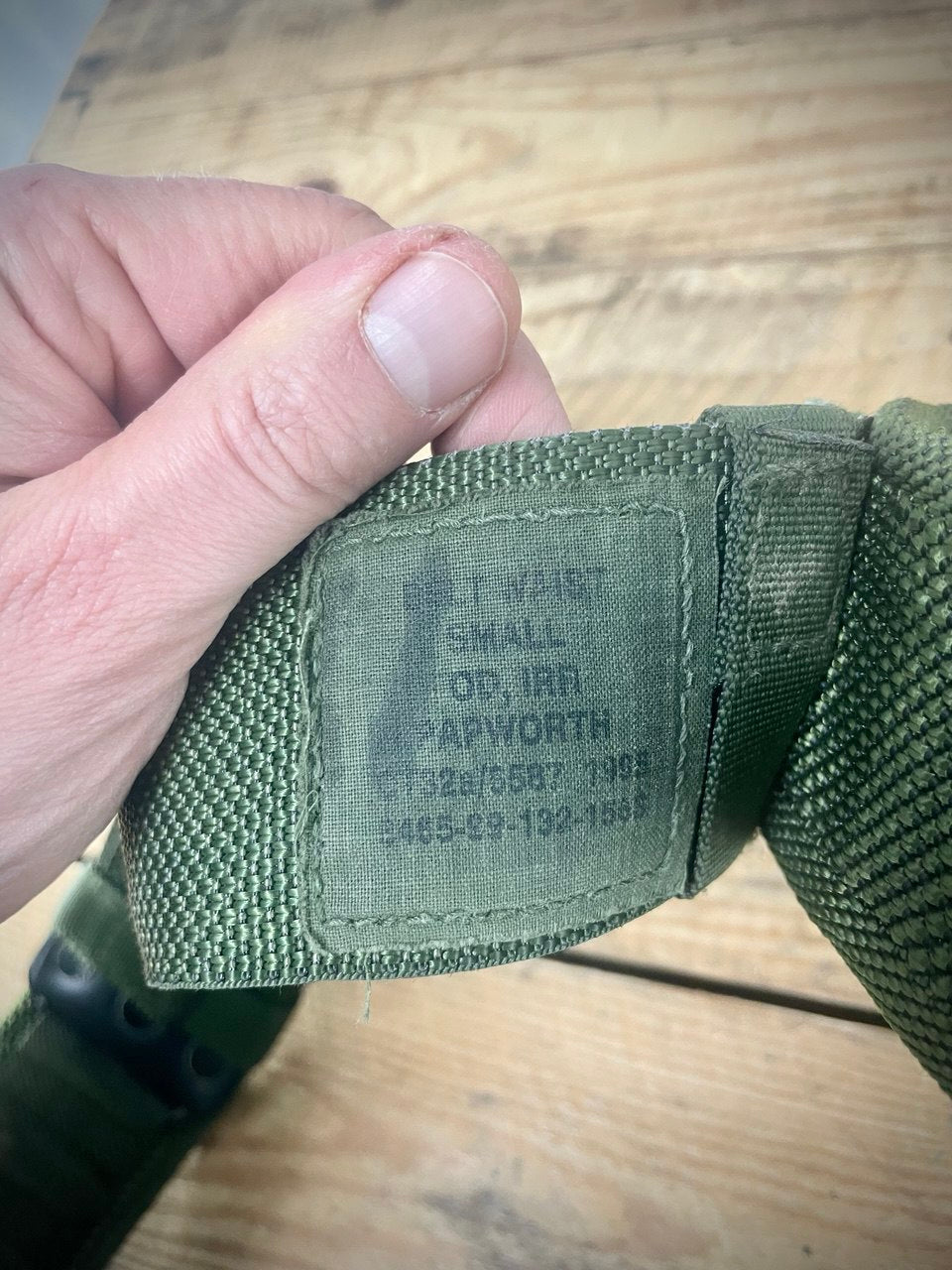 Brittiarmeijan PLCE-tetsarivyö, ylijäämä