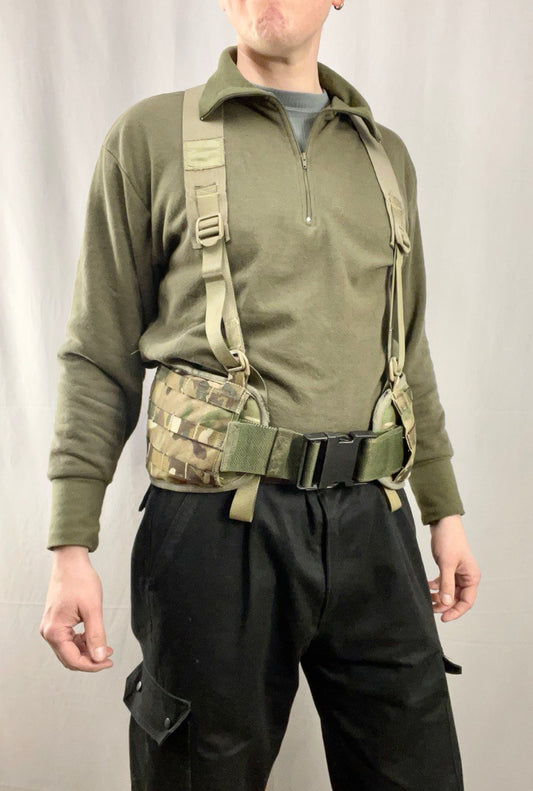 Brittiarmeijan Osprey Battle Belt ja valjaat, MTP, ylijäämä